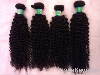 Sell 100% Unprocessed Virgin Brazilian Hair Weaves 20"inch Tight Curly