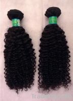 Sell Kinky Curly Virgin Brazilian Hair Weaving 22"inch