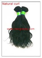 Sell 5A Virgin Brazilian hair NATURAL CURL 45cm