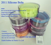 2011 fashion silicone belts, rubber belts, plastic  belt