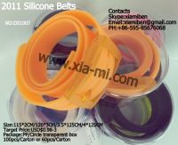 100% Silicone  Belt, 2011 Silicone Belt, Rubber Belt, Plastic Belt