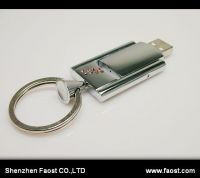 Sell metal swivel USB flash drive with SWA elements