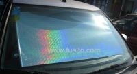 Roll up car front sunshade (Laser)