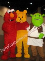 Pooh Bear costume Mascot