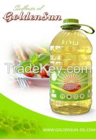 Cooking oil 5 Ltr bottle GoldenSun ( refined sunflower oil country of origin Ukraine )