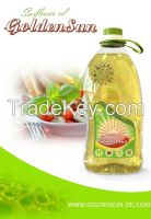 Cooking oil GoldenSun ( sunflower oil ) .