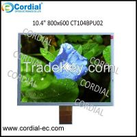 10.4 inch 800x600 TFT LCD MODULE CT104BPU02, optional with resistive touch screen