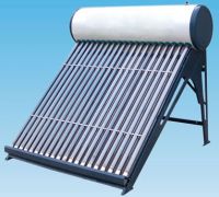 Solar Water Heater with Glass Vacuum Tubes