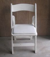 wedding folding chair / solid wood folding chair for party