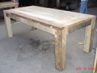 reclaimed wood dining table/ Recycled Timber Furniture