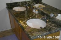 Sell Rain Forest Green Marble Countertop supplier
