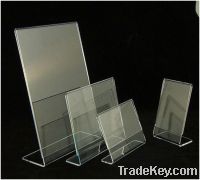 Sell clear acrylic menu holder/sale point holder