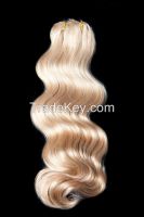 Highest Quality Virgin AAAAA Body Wave Virgin European Human Hair Platinum Blonde