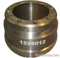 Sell Truck brake drum brake drum 1599012 or gray iron brake drum