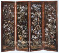 Sell lacquer folding screen