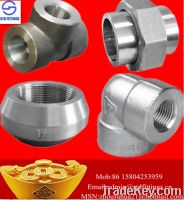 Stainless Steel High Pressure Forged Pipe Fitting, SW, NPT