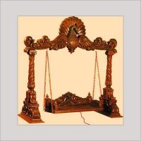 Wooden carved Swing