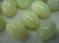 Sell drilled jade eggs (32mm)