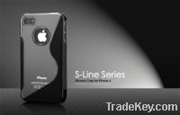 For iPhone 4s S Wave Series Tpu Case [DT-82409]