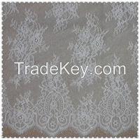 Fashion Chantilly eyelash edge   French lace wedding dress lace fabric wholesale