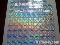 Sell Holographic security labels