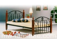 Sell CHEAP METAL & WOODEN POST SINGLE BED