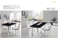 Dining Table6202B, Dining Chiair4185D