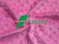 Sell polyester minky dots fabric