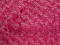 Sell polyester  minky swirl fabric