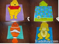 Sell Kids hooded towel/poncho towel beach