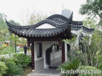 Sell clay roofing tiles for garden pavilion