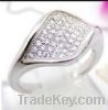 superior micro pave setting fashion jewelry ring (#R15021)