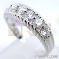 Sell 925 sterling silver ring with cz(R5117)