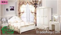 Sell Pine Wood White Children Bedroom Furniture/Child Bed (YF-SC813)