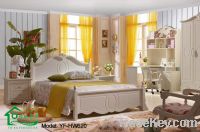 Sell Pine Wood White Color Children Bedroom Furniture (YF-HW620)