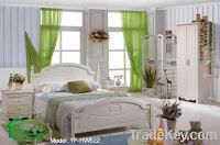 Sell Camphor Wood White Color Bedroom Furniture (YF-HW622)