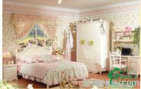 Sell Wooden Bedroom Furniture / Pine Wood Bed (YF-J629)