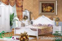 Sell Wooden Bedroom Furniture / Wooden Bed (YF-J8601)