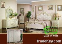 Sell White Color Bedroom Furniture/Classic Bedroom Furniture (YF-W808)