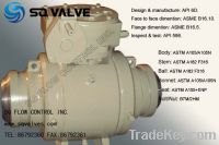 Fully welded ball valve