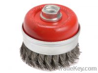 Sell cup brush knotted twist wire