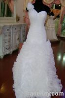 One Shoulder Wedding Dress