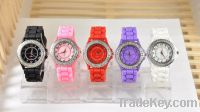 2011 hot sale fashion geneva silicone watch