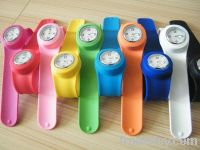 New style colorful silicone slap watch