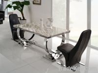 2012 New Design New Classical Stainless Steel Marble Coffee Table