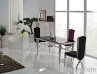 High Quality Luxury Stainless Steel Marble dining Table