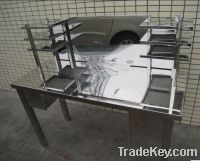 Sell computer desk stainless steel furniture desk