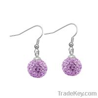 Sell 10mm crystal ball earring