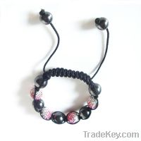 Sell shamballa bracelets, fashion crystal bead bracelet