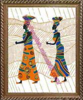 Sell african woman diy oil painting
